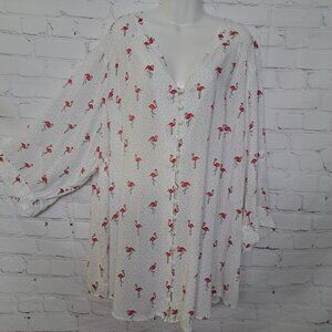 Torrid Harper Flowy Soft Rayon Top Blouse Size 4